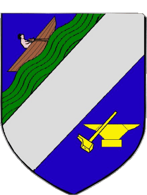 Wappen-Wappen NOUZONVILLE 08 Abteilungen - Städte Frankreich Fahnen 