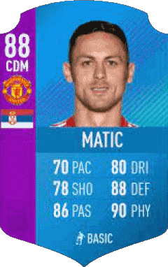 Nemanja Matic Serbien F I F A - Karten Spieler Videospiele Multimedia 