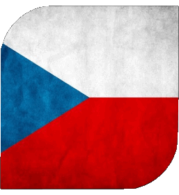 Square Czech Republic Europe Flags 