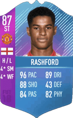 Marcus Rashford England F I F A - Karten Spieler Videospiele Multimedia 