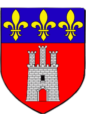 Wappen-Wappen CASTELLANE 04 Abteilungen - Städte Frankreich Fahnen 