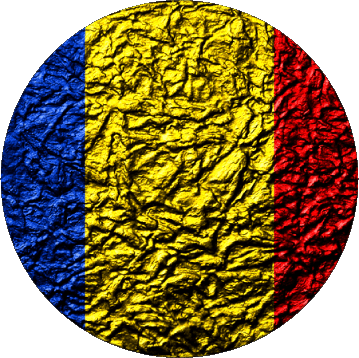 Rond Roumanie Europe Drapeaux 