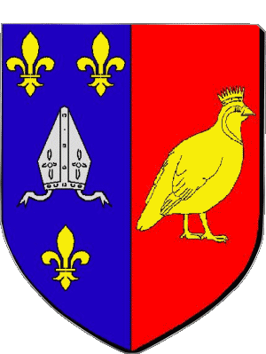 Wappen-Wappen Charente Maritime 17 Abteilungen - Städte Frankreich Fahnen 