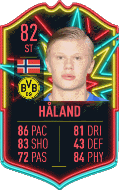 Erling Braut Haland Norwegen F I F A - Karten Spieler Videospiele Multimedia 