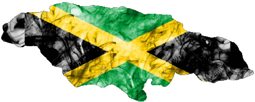 Carte Jamaïque Amériques Drapeaux 