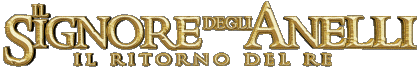 Italian Logo The Return of the King The Lord of the Rings Movies International Multi Media 