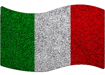 Rectangle National Italie Europe Drapeaux 