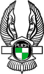 Logo Puch MOTORRÄDER Transport 