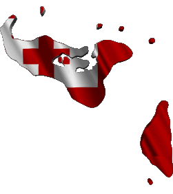 Map Tonga Oceania Flags 