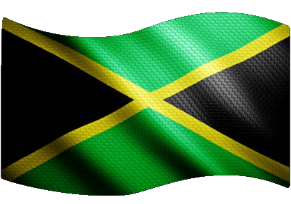 Rectangle Jamaica America Flags 
