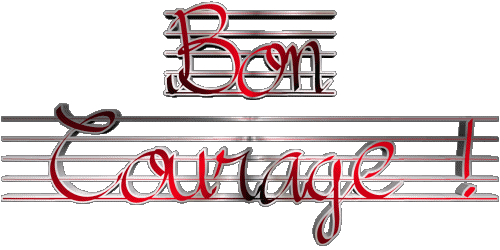 01 Bon Courage French Messages 