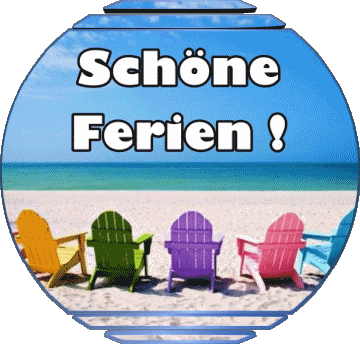 02 Sfondo trasparente Schöne Ferien Tedesco Messagi 