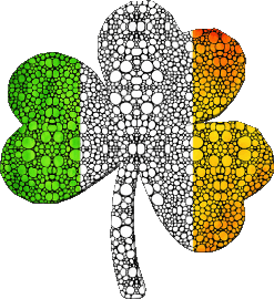 Klee Irland Europa Fahnen 