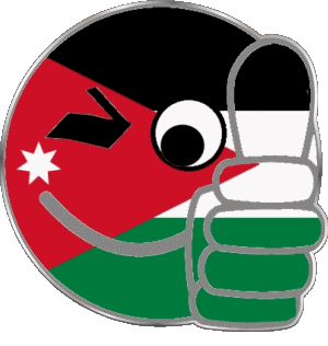 Smiley - OK Jordan Asia Flags 