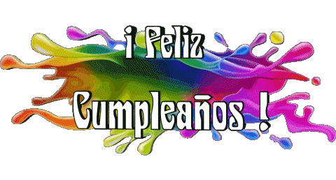 012 Transparenter Hintergrund Abstracto - Geométrico Feliz Cumpleaños Spanisch Nachrichten 