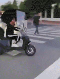 Fun Accident - Fail Scooter Transport Humor -  Fun 