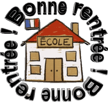 06 Fond Transparent Bonne Rentrée Français Messages 