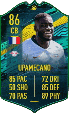 Dayot Upamecano Francia F I F A - Jugadores  cartas Vídeo Juegos Multimedia 