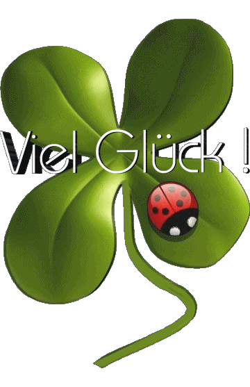 01 Fond Transparent Viel Glück Allemand Messages 