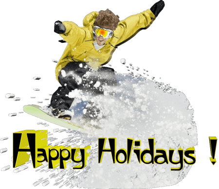 Serie 04 Happy Holidays Winter Anglais Messages 