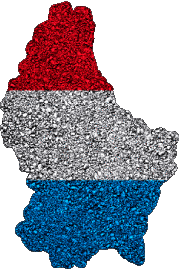 Carte Luxembourg Europe Drapeaux 