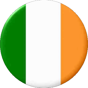 Rond Irlande Europe Drapeaux 