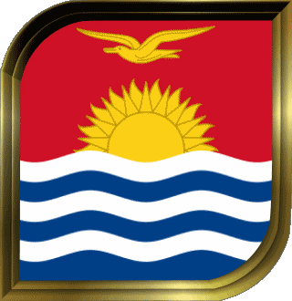 Plaza Kiribati Ozeanien Fahnen 