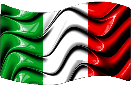 Rectángulo Nacional Italia Europa Banderas 