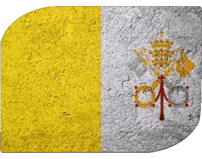 Rettangolo Vaticano Europa Bandiere 