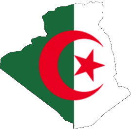 Algerien Algerien Afrika Fahnen 