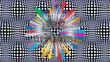 004 Fondo animado Abstracto - Geométrico Feliz Cumpleaños Español Mensajes 