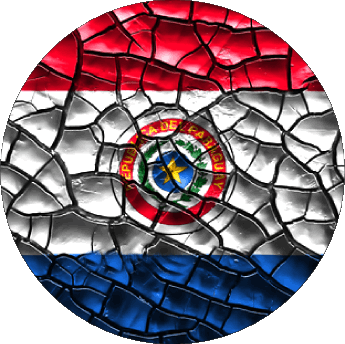 Rond Paraguay Amériques Drapeaux 