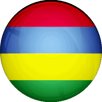 Tondo Mauritius Africa Bandiere 