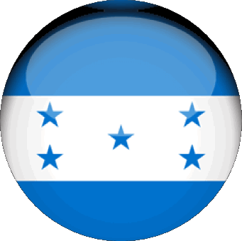 Tondo Honduras America Bandiere 