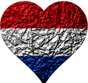 Corazón Luxemburgo Europa Banderas 