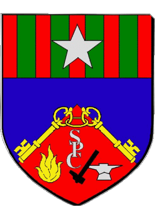 Blasón-Blasón SAINT PIERRE DES CORPS 37 Departamentos - Ciudades Francia Banderas 