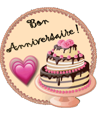 006 Gateaux Bon Anniversaire Français Messages 