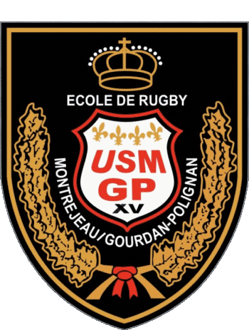 US Montrejeau Gourdan Polignan Dept 31 Rugby Club Francia Logo Sportivo 