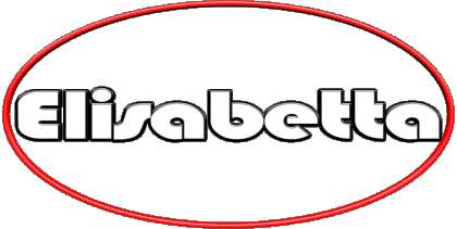 Elisabetta E WEIBLICH - Italien Vorname 