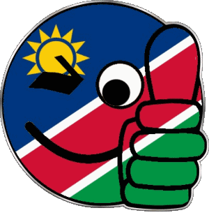 Smiley - OK Namibia Africa Flags 