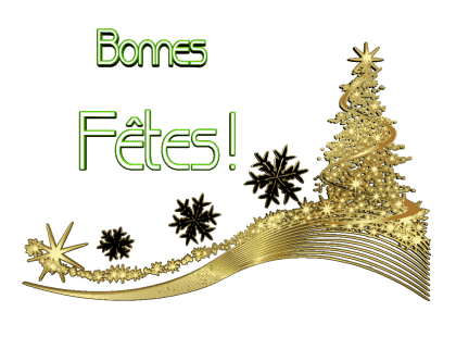 Serie 15 Bonnes Fêtes (Noël) Francés Mensajes 