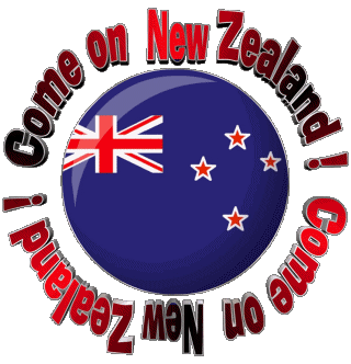 Map - Flag Come on New Zealand Englisch Nachrichten 