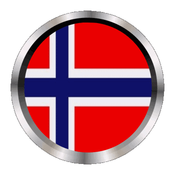 Rotondo - Anelli Norvegia Europa Bandiere 