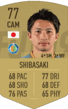 Gaku Shibasaki Japan F I F A - Karten Spieler Videospiele Multimedia 