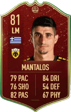 Petros Mantalos Greece F I F A - Card Players Video Games Multi Media 