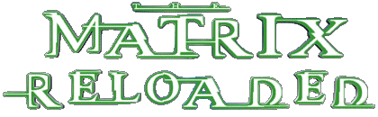 02 Reloaded Logotipo Inglés Matrix Películas Internacional Multimedia 