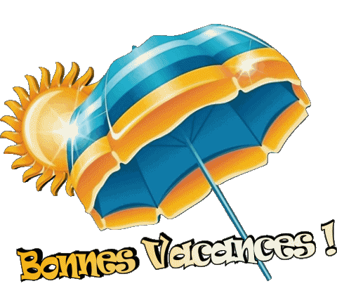 07 Fond Transparent Bonnes Vacances Français Messages 