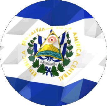 Tondo Salvador America Bandiere 