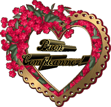 003 Cuore Buon Compleanno Italiano Mensajes 