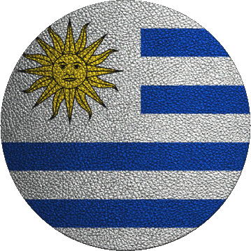 Rond Uruguay Amériques Drapeaux 